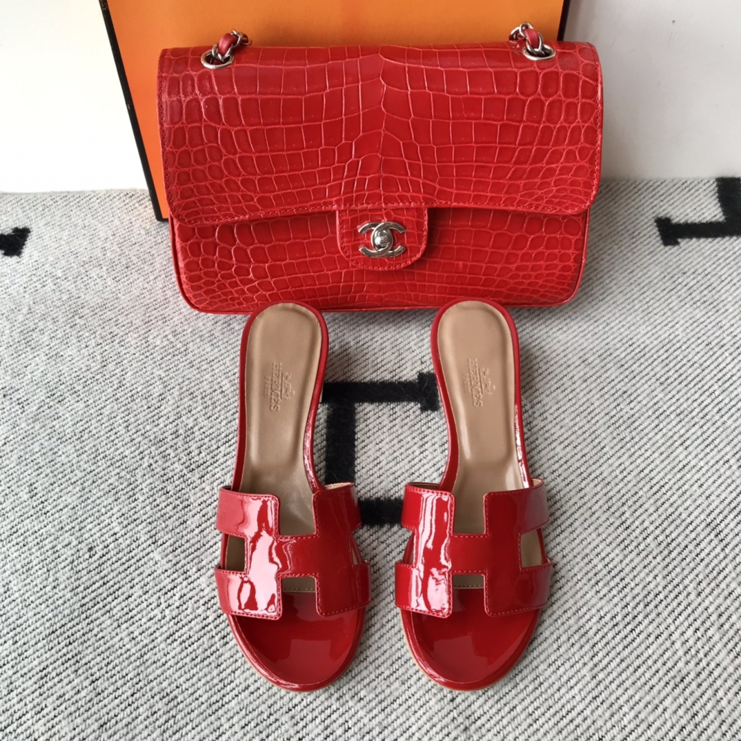 에르메스 올수공 오아시스 슬리퍼 샌들 페이던트 14